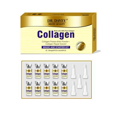 China Whitening Dr. DAVEY Collagen White Freeze-Dried Powder Repair Powders Elasticity Supply Natural Rejuvenating Skin for sale