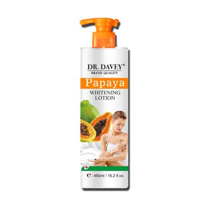 China Dr. DAVEY Moisten Moistening Cream Skin Hydrating Dry Skin To Remove Papaya Body Lotion for sale