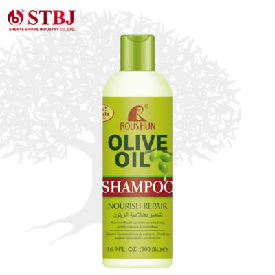 China ROUSHUN Color-Protection Brand Olive Oil Anti-Dandruff Professional Neutralizing Shampoo Make Hair Smooth And Soft Hair Growth Shampoo for sale