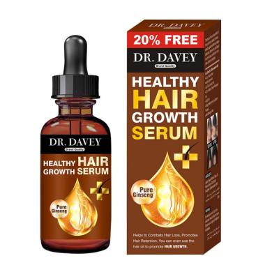 China Dr.DAVEY Health Care 100%Pure Personal Castor Oil Ginseng Healthy Hair Growth Serum,Helps To Fight Hair Loss for sale