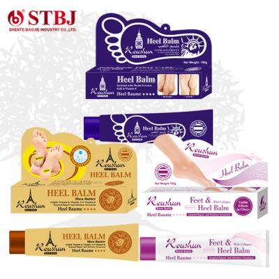 China Anti Aging Shea Butter Moisturizing Foot Cream ROUSHUN Foot Collagen Repair and Vitamin E Collagen Foot Cream for sale