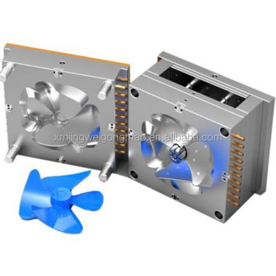 China High Precision Plastic Parts Fan Blade Custom Molded Plastic Injection Molding for sale