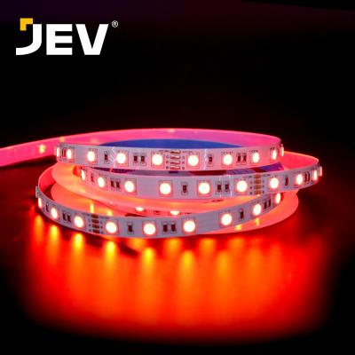 China Outdoor waterproof Ip68 theme park 12v RGB 5050 led strip light 10mm flexible silicone cover led strip light 24v for sale