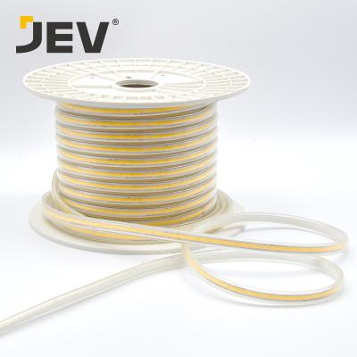 China Theme Park 360 Chips/m 4000K 2700K 110V 220V IP65 RGB Warm White Outdoor Waterproof Flexible Led Strip Light COB for sale