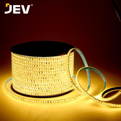 China Theme Park PRO Supplier 220v Waterproof RGB Led Strip Ip65 PVC 2 Years Warranty CE Rohs Led Strip 100m High Voltage Led Strip Lightweight 220v for sale