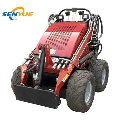 China Contruction China Mini Skid Steer Loader Briggs and Stratton Engine 380kg Power Wheels Skid Steer Loader with Various Attachments for sale