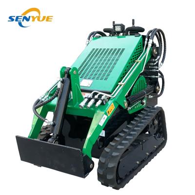 China Hotels Engineering And Construction Machinery Single Cylinder EPA Briggs And Stratton Engine Mini Skid Steer Loader With Various Attachment for sale