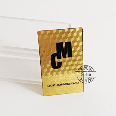 China Europe Promotional Quality Cheap Metal Stainless Steel Business Cards for sale