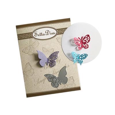 China 4pcs Europe Butterfly Metal Cutting Dies For Scrapbooking Die Cut Paper for sale