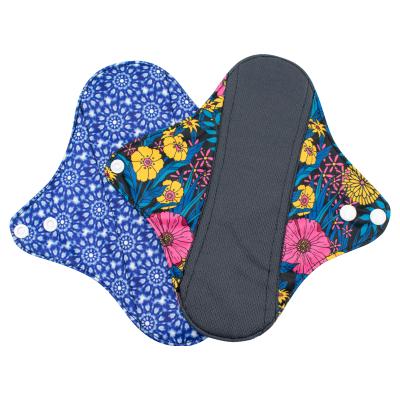 China Super Absorbent Reusable Waterproof Popular Cloth Menstrual Pads Mesh Sanitary Pads for sale