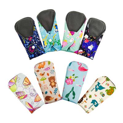 China Eco Sanitary Pads Cloth Breathable Reusable Washable Menstrual Pads Panties Liners for sale