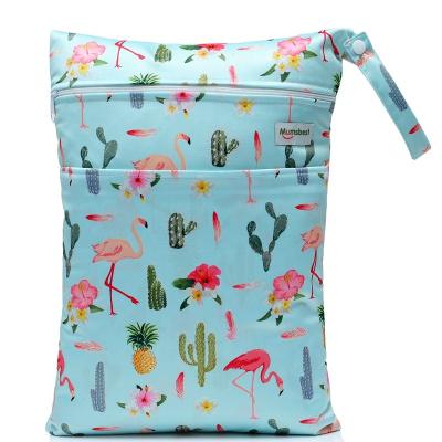 China High Quality Waterproof Reusable Diaper Bag Cloth Baby Wet Bag Diaper Bag In China for sale