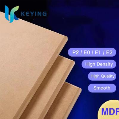 China Factory Supply Moisture Proof Furniture Decorative Laminated Melamine MDF 3mm 15mm 18mm High Glossy MDF Board for sale