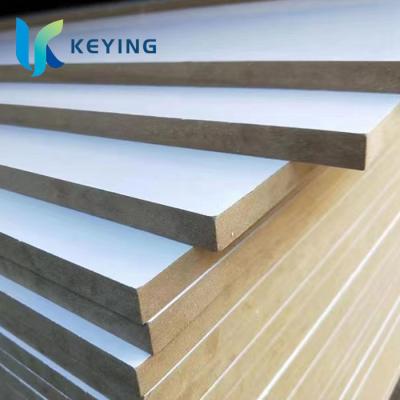 China 3mm 6mm 12mm 15mm 18mm Wholesale Melamine Dampproof MDF Decorative Panel For Door Dining Table Furniture for sale