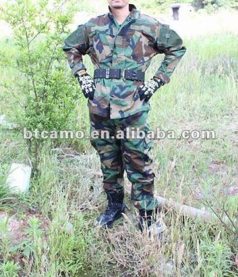 China Rip-Stop 100% Cotton Woodland Army Military Uniform for sale