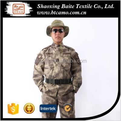 China Breathable Different Patterns Camouflage Fabric Military Uniform for sale