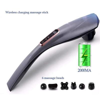 China Body Vertebra Back Muscle Relax Electric Portable Rechargeable Handheld Back Massager Vibrating Deep Hammer Tissue Massager for sale