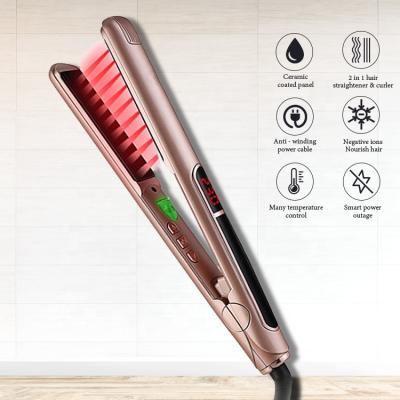 China Wholesale Safety Ulta 450 Degree Private Label Mch Flat Iron Ceramic Electric Hair Straightener Custom Flat Iron for sale