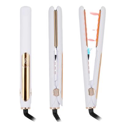 China Safety Wholesale Infrared Flat Iron OEM Tourmaline Mch Ceramic Heating Hair Straightener Good Quality for sale