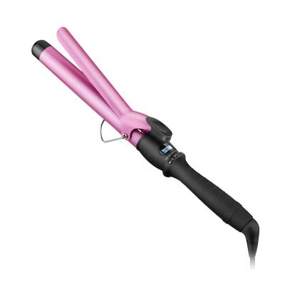 China Popular Electric Adjustable Temperature Control Long Hair Curling Wand Private Label Ceramic Coating Hair Iron Curlers Professional Salon Wand for sale