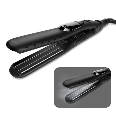 China Ceramic Coating Custom Electric Flat Iron Popular Private Label Safety Profession Portable Hair Straighteners for sale