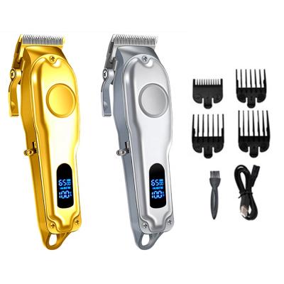 China 2021 Professional Car Gold Professional Electric Hair Clippers Barber Hair Trimmer Men's Cordless Hair Clipper Clipper Barber Hair Clipper for sale