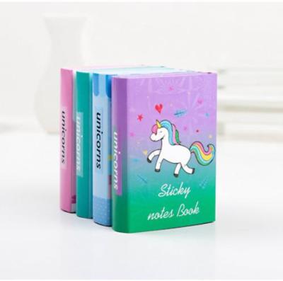 China Lovely Cute Cartoon Horns Pony Sixty Percent Sole Convenient Folding Plaster Sticks A Notebook Many Times PN7033 for sale