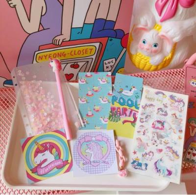 China Korea Girl's Self-adhesive Book Heart Self-adhesive Books Cute Pink Women's Costumes PN7228 for sale