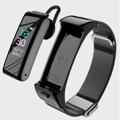 China Wifi Fitness Smart Watch Wristband Band 2 in 1 Sport Smart Watch with TWS Earbuds Wireless Earphone Smartwatch for sale