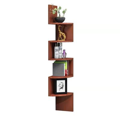 China Art Decor Wholesale Living Room Furniture Wall Cone Winder Shelves DIY 5 Shelf Storage Racks Show Racks for sale