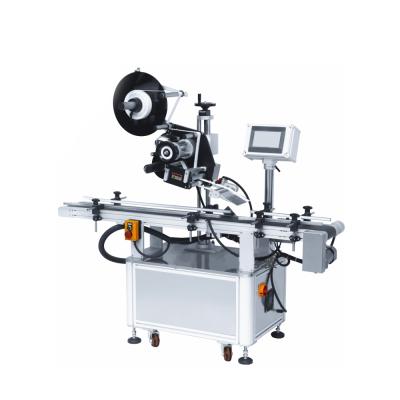 China Automatic Food Airplane Labeling Machine Kelier Scratch Card Flat Labeling Gluing Machine for sale