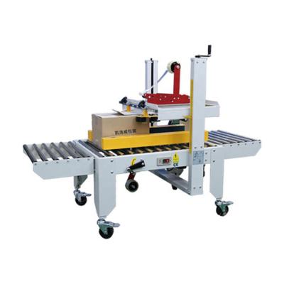 China Semi Automatic Food KELIER Carton Box Folding Tape Sealer Food KELIER Folding Sealing Packing Machine for sale