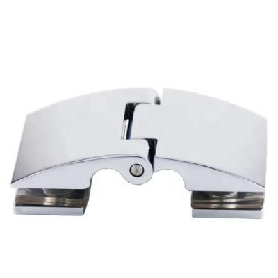 China Contemporary Frameless Zinc Double 360 ​​Degree Pivot Shower Door Hinges for sale