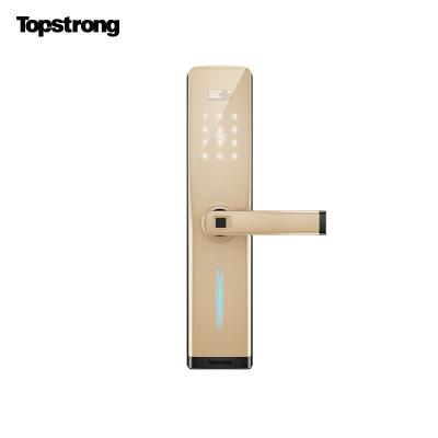 China Design High Security Electronic Control Home Handle Smart Zinc Alloy Door Lock for sale