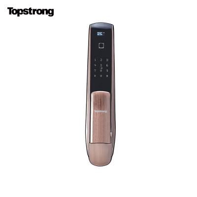 China China Factory Smart Lock Zinc Alloy Aluminum Glass Door Fingerprint Password Door Lock for sale