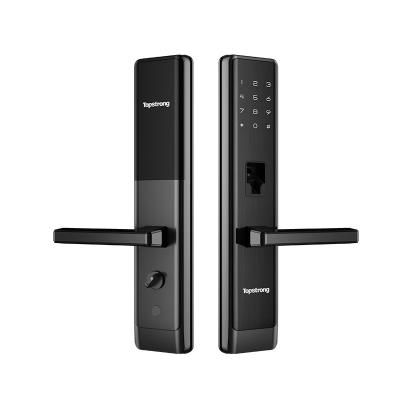 China Digital Smart Handle Tuya APP Finger Vein Password Master Card Lock Smart Door Lock Z1 for sale