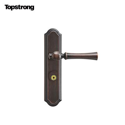 China High quality fashion zinc alloy cafe security metal red bronze zinc alloy door lock for sale