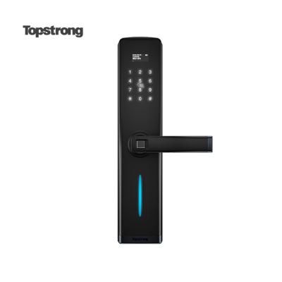 China Waterproof Zinc Alloy Digital Keypad Wireless System Card ID Automatic Key Card Smart Door Lock for sale