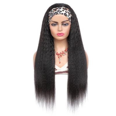 China Wholesale Swiss Lace Headband Wig Hair For Black Women,Remy Human Hair Headband Wig,Curly Headband Ponytail Hair Wig for sale