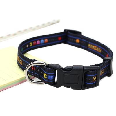 China Hot Selling Durable DETACHED Design Polyester Cheap Free Heat Transfer Printing Amazon Pet Collar for sale