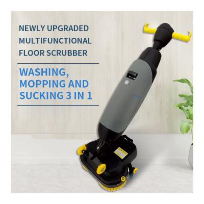 China Small Custom Floor Custom Hotels Electric Floor Scrubber Rechargeable Electric Floor Machine Cleaning Machine Push Type Floor Cleaning Machine Home for sale