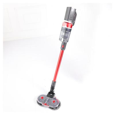 China Hotel Household Wireless Electric Radio Handheld Wet And Dry Floor Vacuum Mop With Water Tank for sale