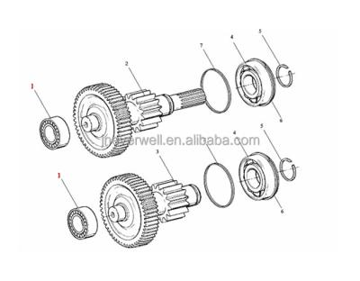 China 15teeth Auxiliary Box Welding Shaft Welding Wire Feeder Spool Shaft for sale