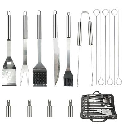 China Hot Selling Easily Cleaned Amazon BBQ Tool Kit With Nice Quality Carry Bag for sale