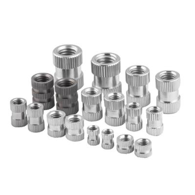 China Aluminum CNC Machining Round Inlaid Nut 304 Stainless Steel Car Non-Standard Auto Processing for sale