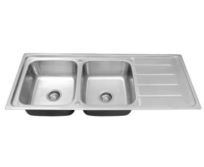 China Hot Selling Faucet Double Sink Bowl Tension One Piece Without Sink With Polish for sale