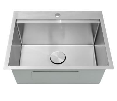 China Without Faucet KA3018 Modern High Quality Single Bowl Stainless Steel Kitchen Sinks Handmade Kitchen Sink Organizer for sale