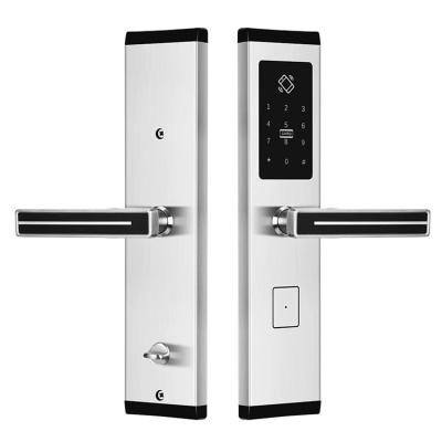 China 90 new best quality users 2021 cheap price finger touch door lock password smart card APP management digital lock for hotel for sale