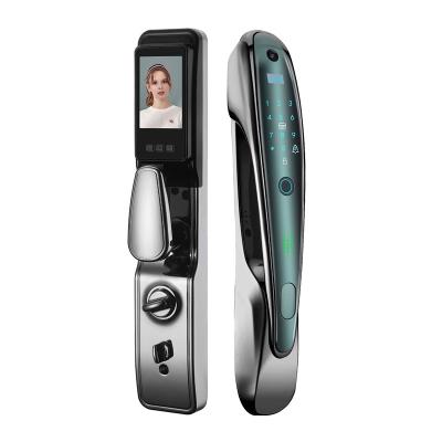 China 90 users best factory lock sale smart digital door lock biometric smart full automatic fingerprint door lock for family for sale