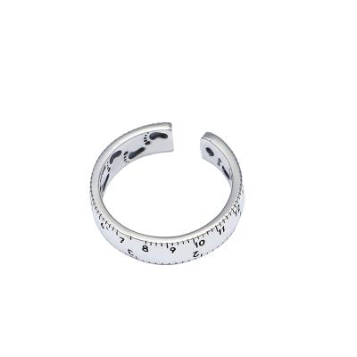 China Wholesale Environmental Friendly Free Size Adjustable Cute Feet Small Model 925 Silver Rings, Open Cuff Ring Men Silver 925 Sterling for sale